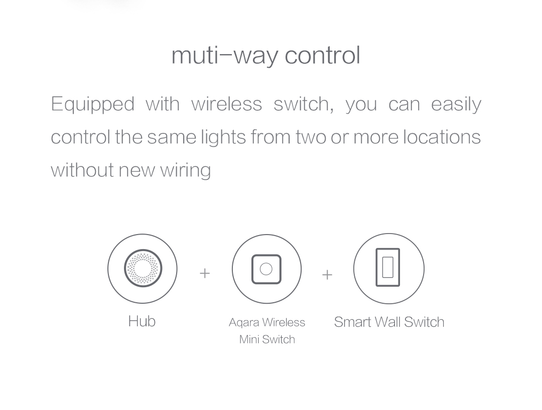 Remotely control lights with our smart switch and wireless switch without new wiring