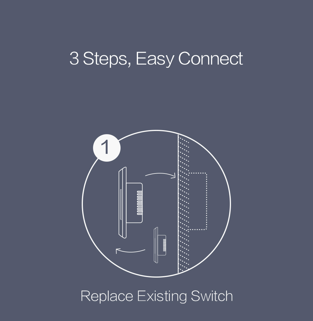Aqara smart wall switch without neutral installation