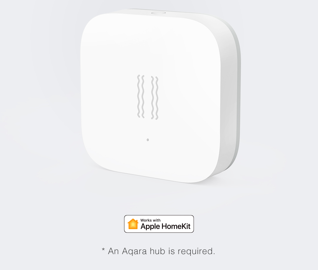 To make our smart vibration sensor works, an Aqara gateway is required.