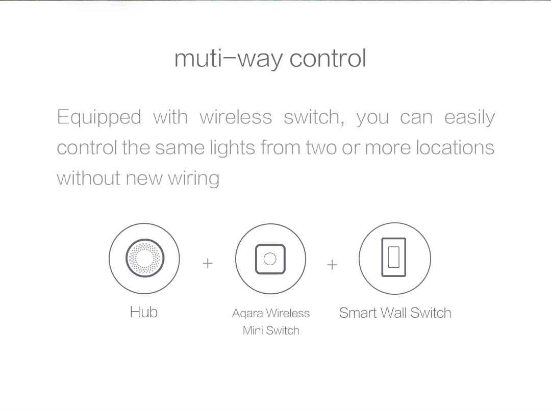 With wireless switch, you can easily control the same lights from two or more locations